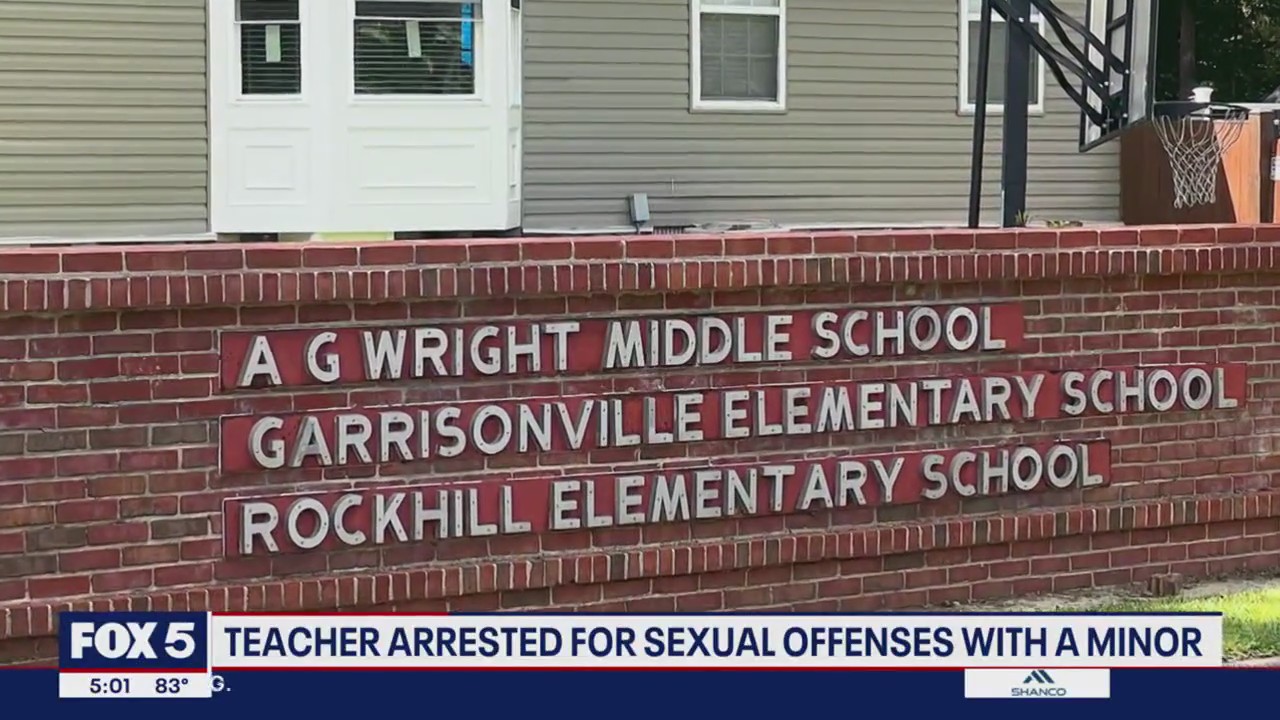 Virginia middle school teacher arrested for sexual offenses with a minor