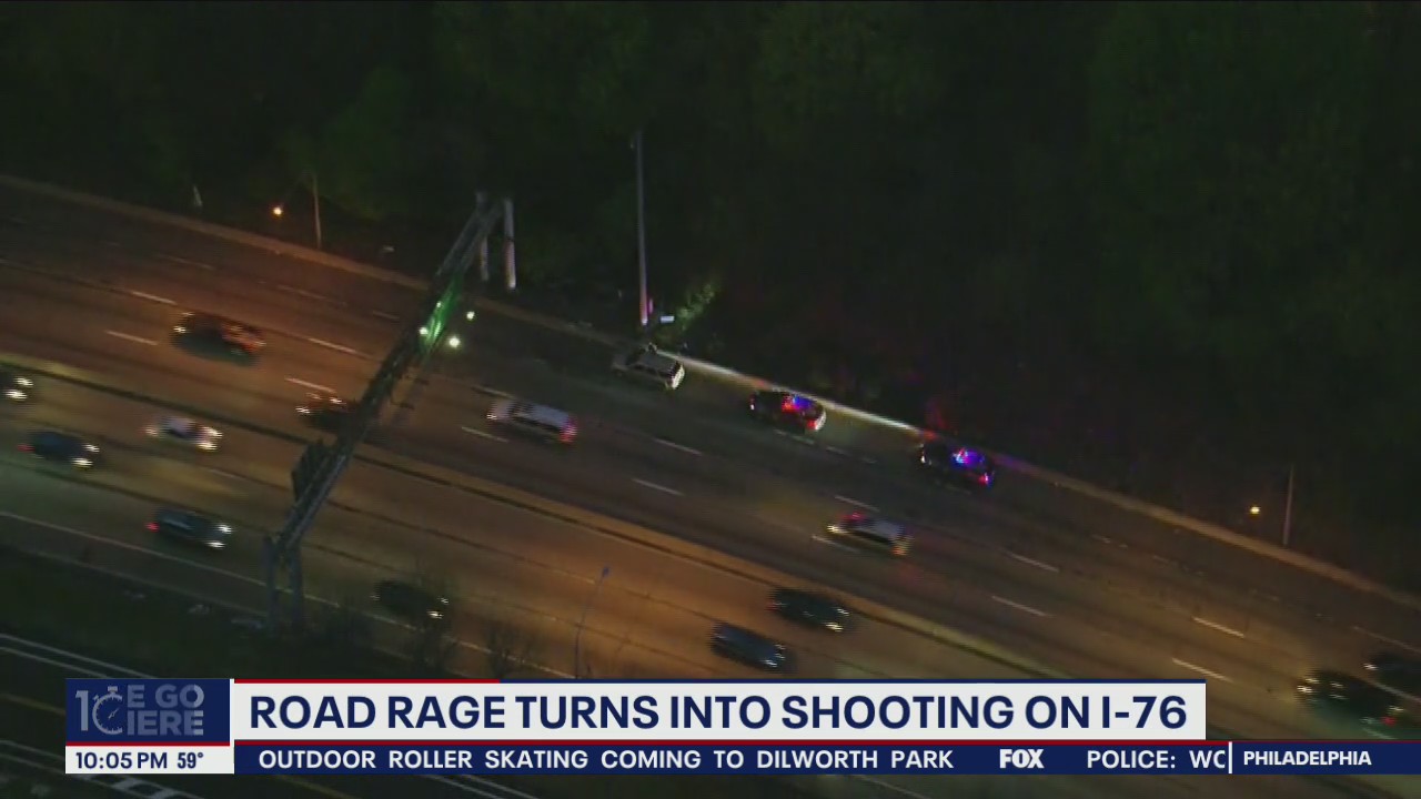 Officials: Schuylkill Expressway shut down for road rage shooting investigation