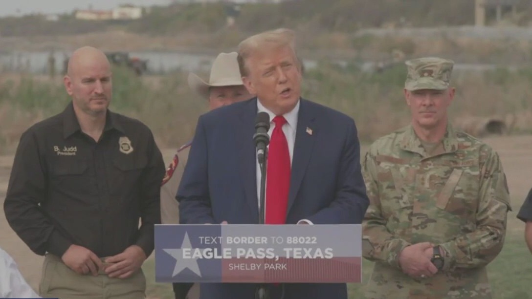 Trump, Biden visit border on campaign trail