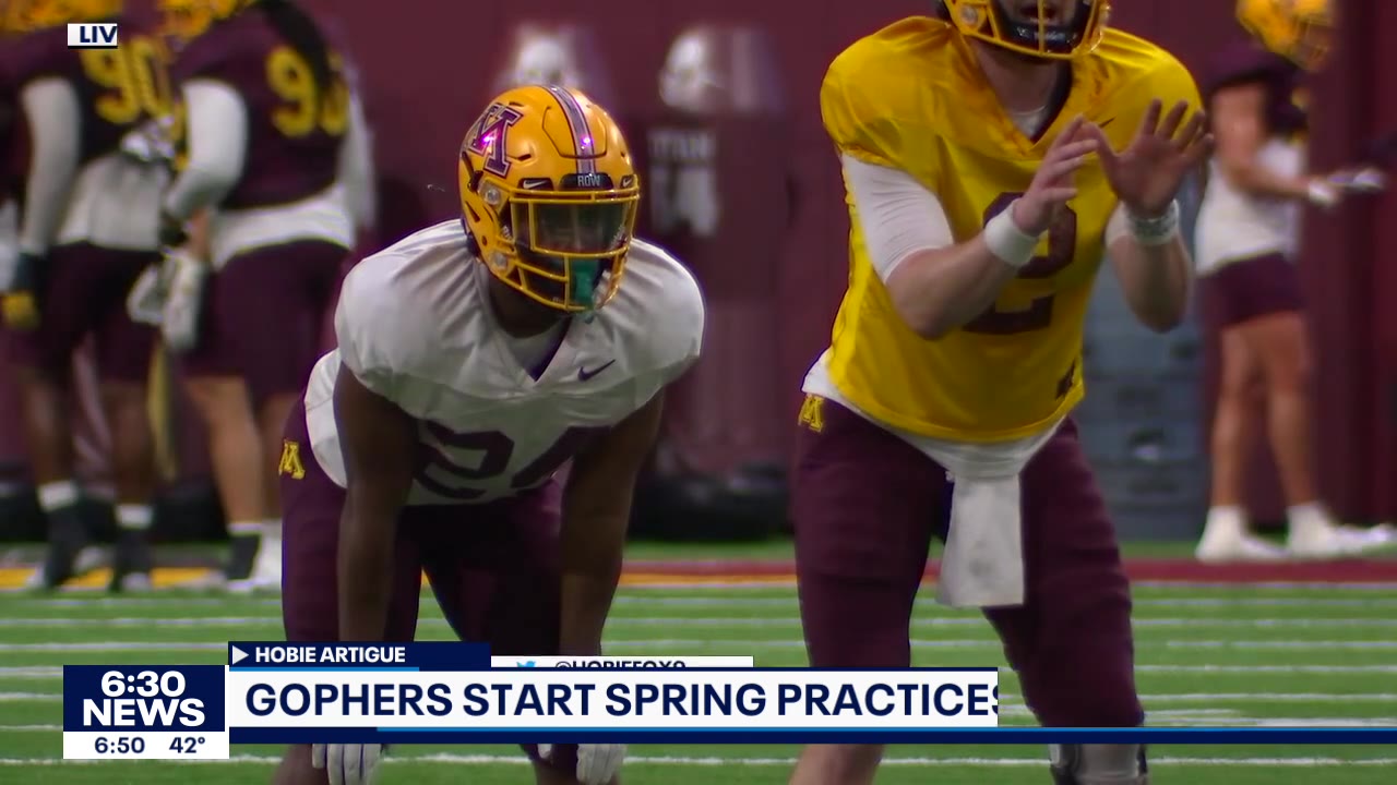 Gophers football holds first open practice of 2022 spring season