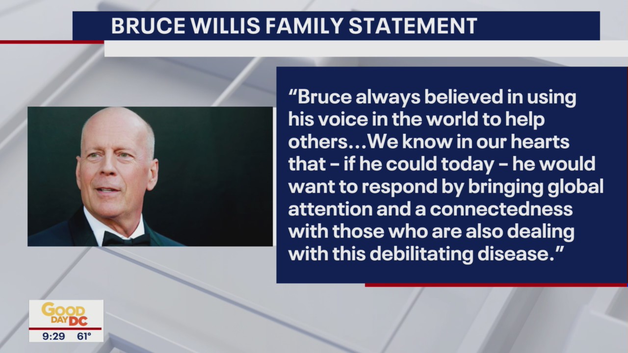 Bruce Willis diagnosed with frontotemporal dementia