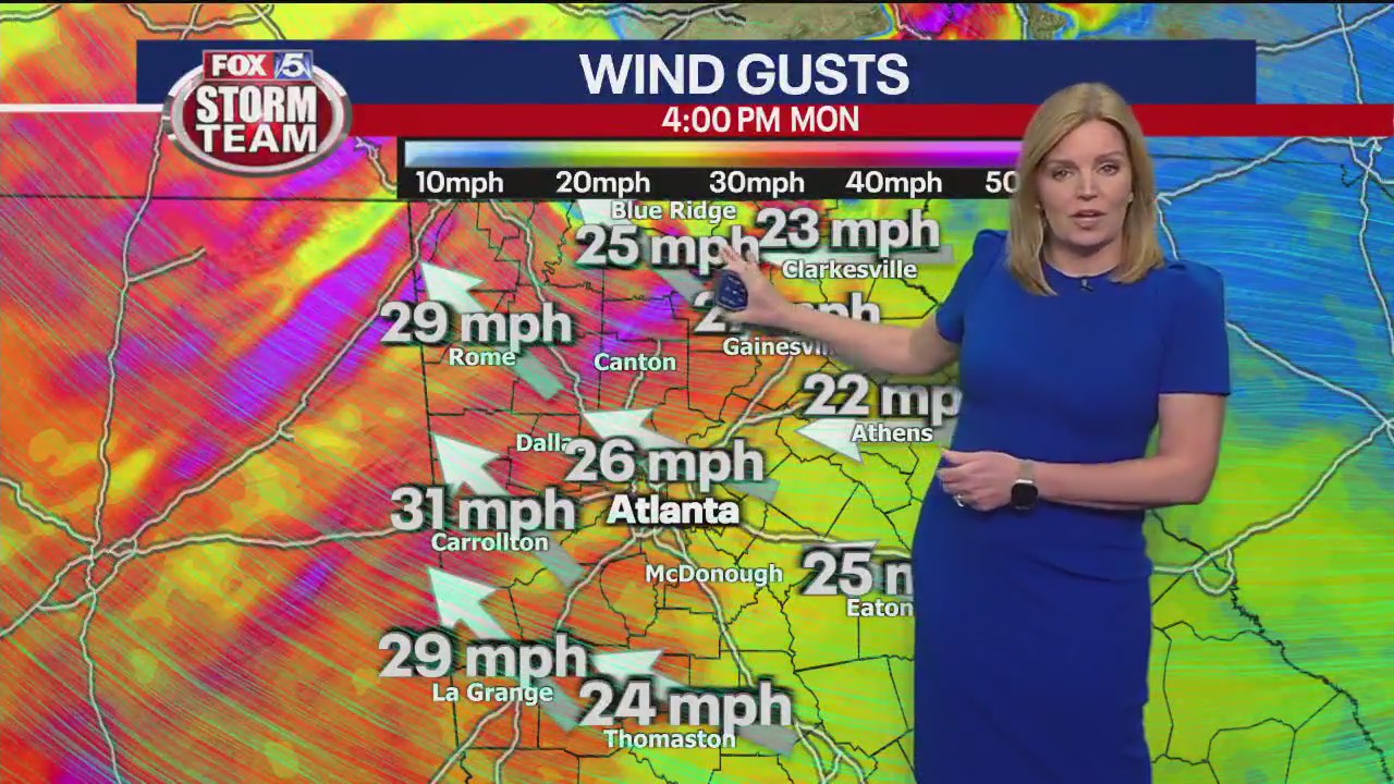 Monday morning weather forecast