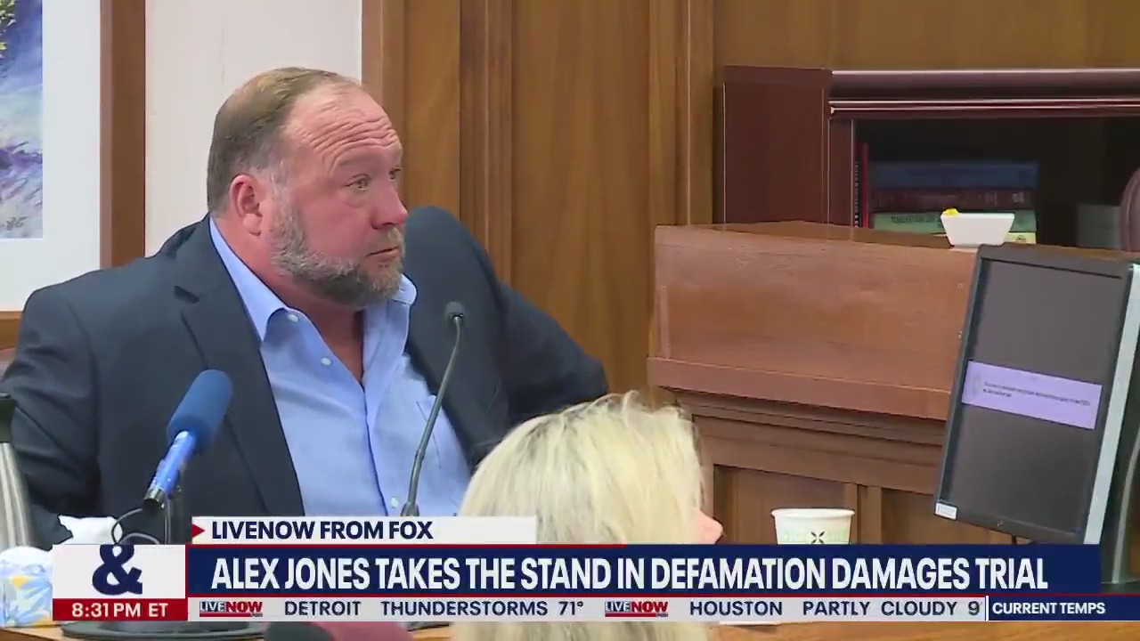 Alex Jones admits Sandy Hook attack was '100% real' | LiveNOW from FOX