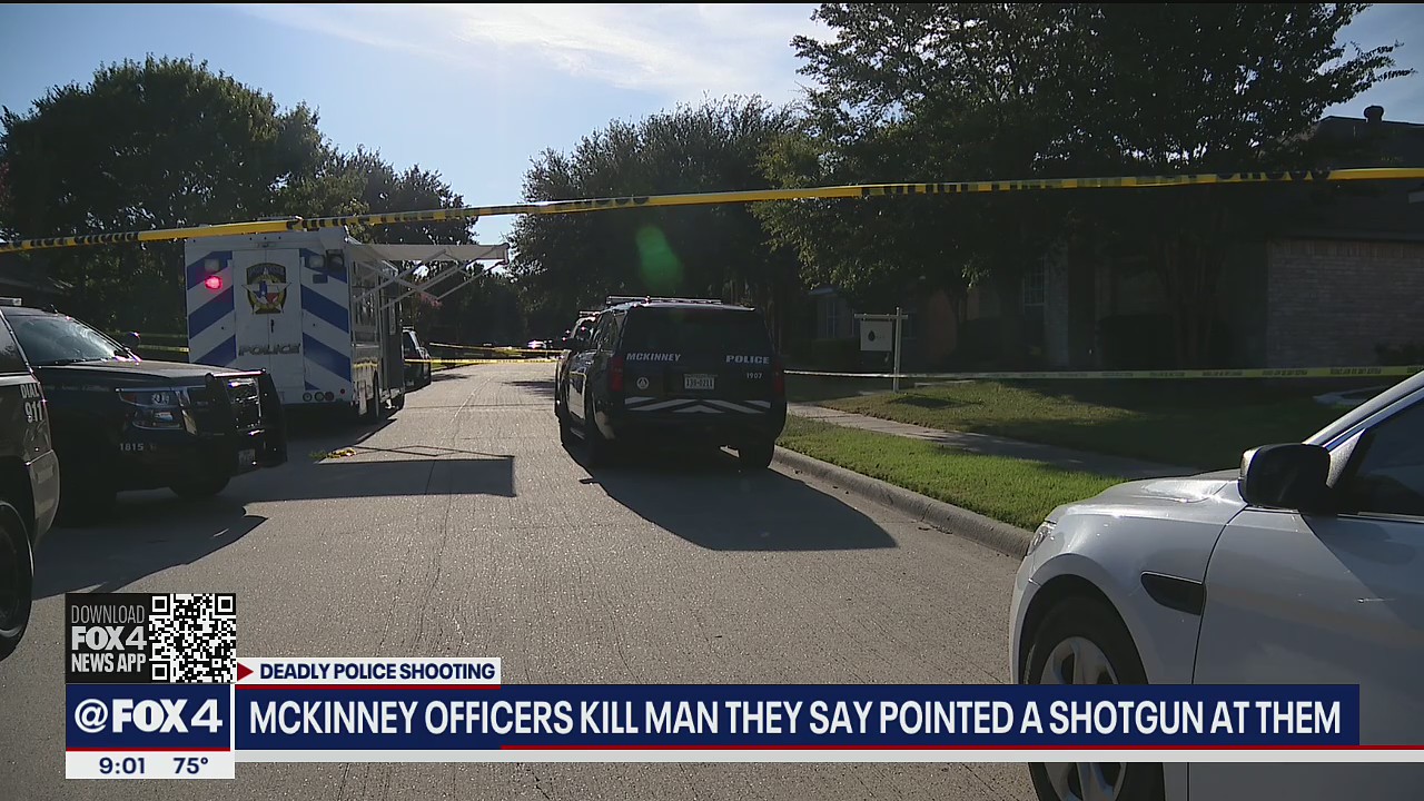 McKinney police: Man shot dead after pointing gun at officers