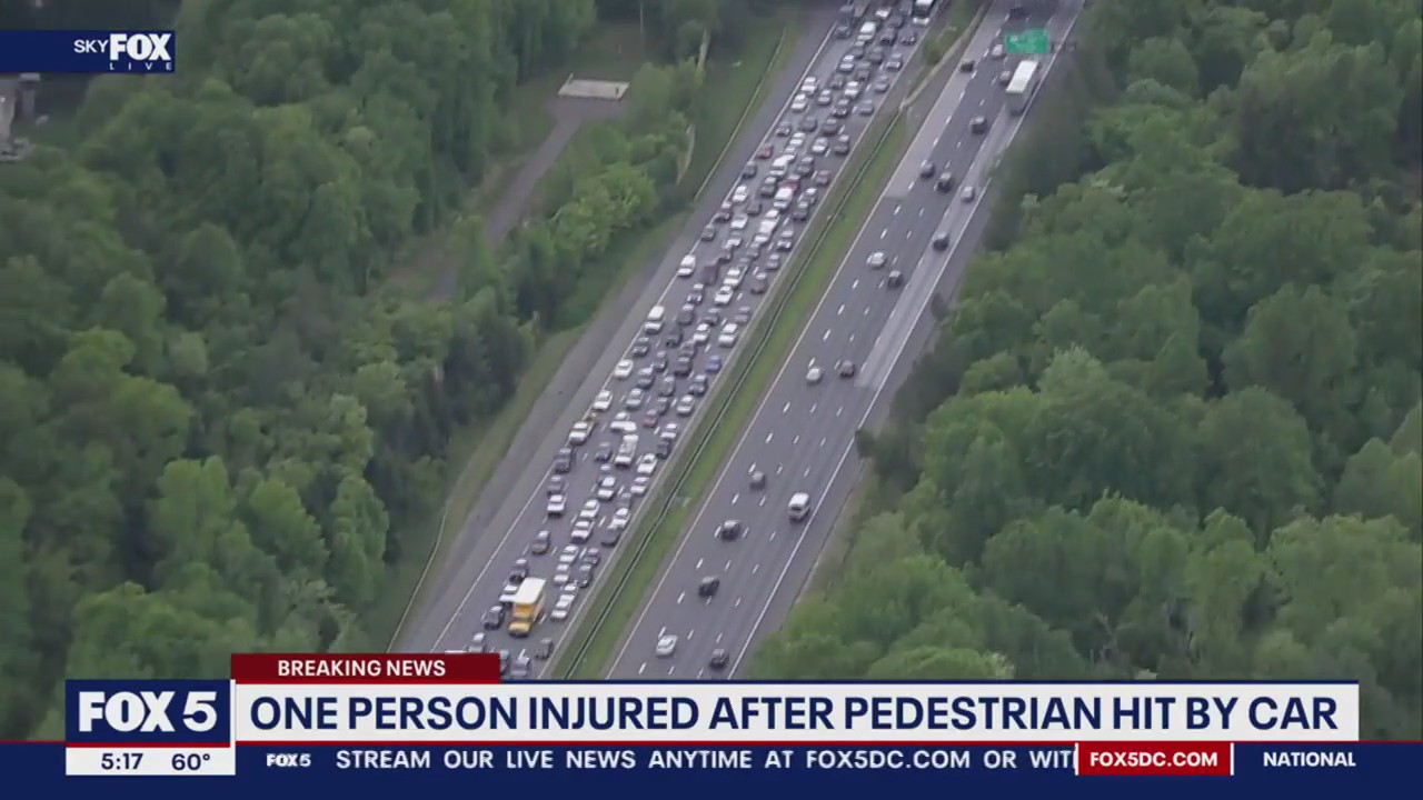 One person injured after pedestrian hit by car along Rt. 50 in Bowie