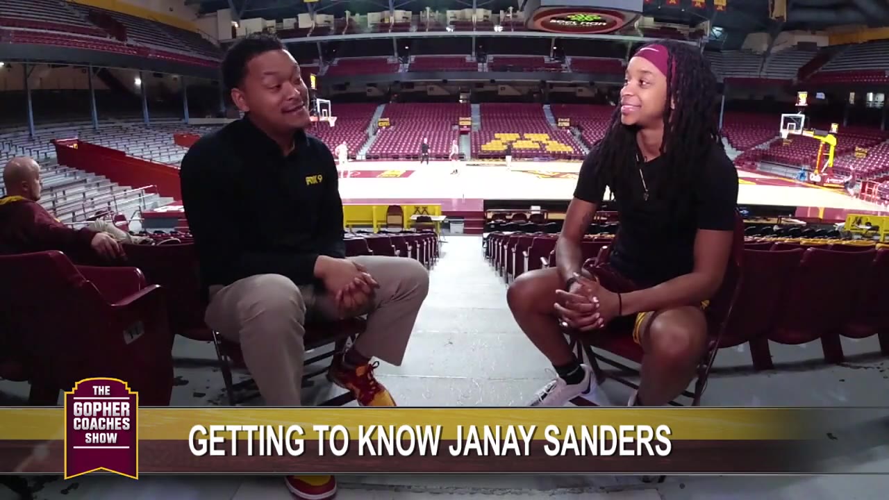Gophers Janay Sanders sits down with Ahmad Hicks