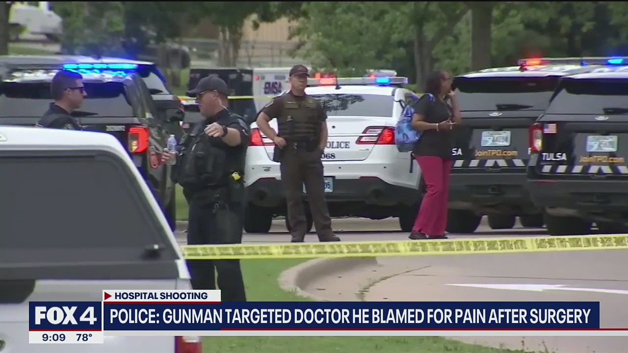 Tulsa hospital shooter targeted surgeon he blamed for pain, police say