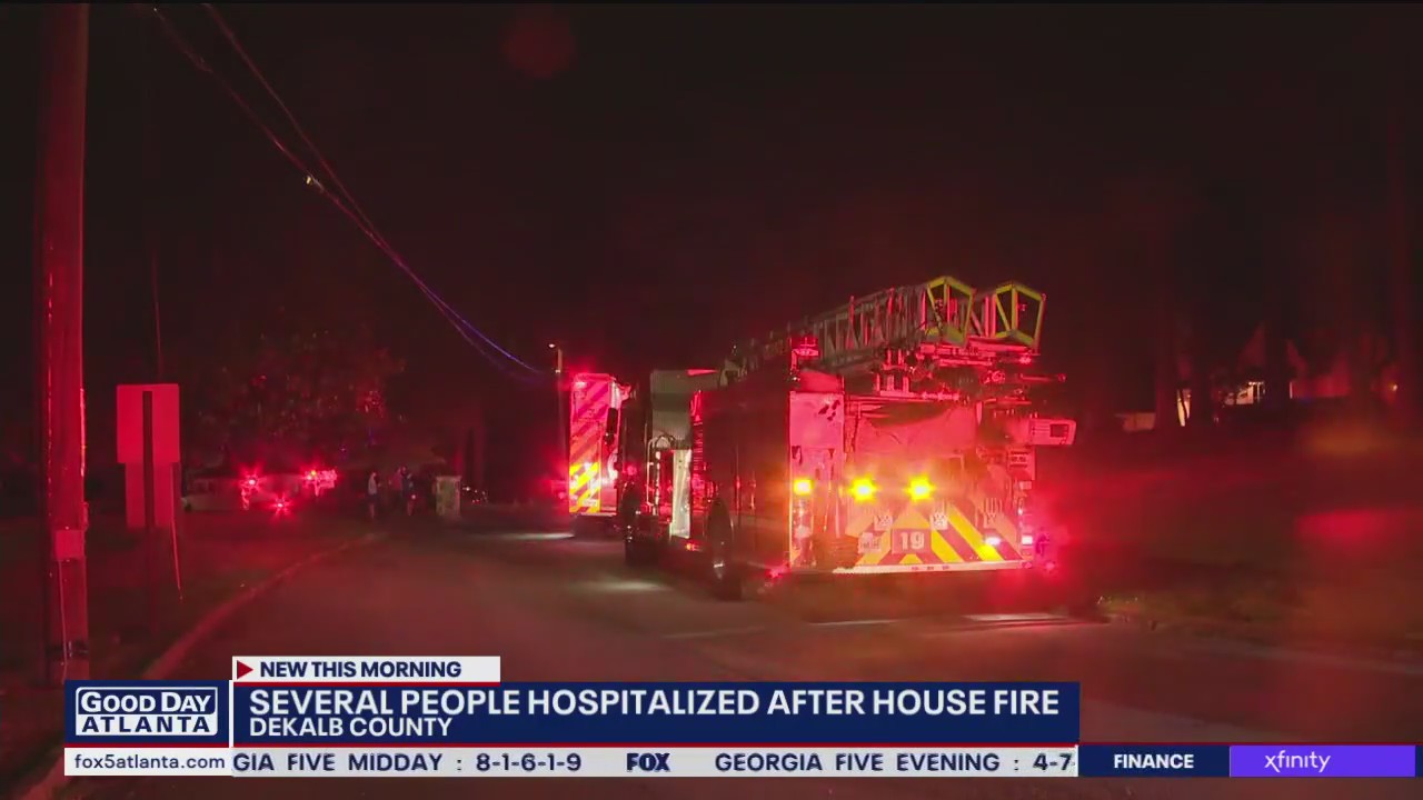 Multiple people hospitalized in Chamblee fire