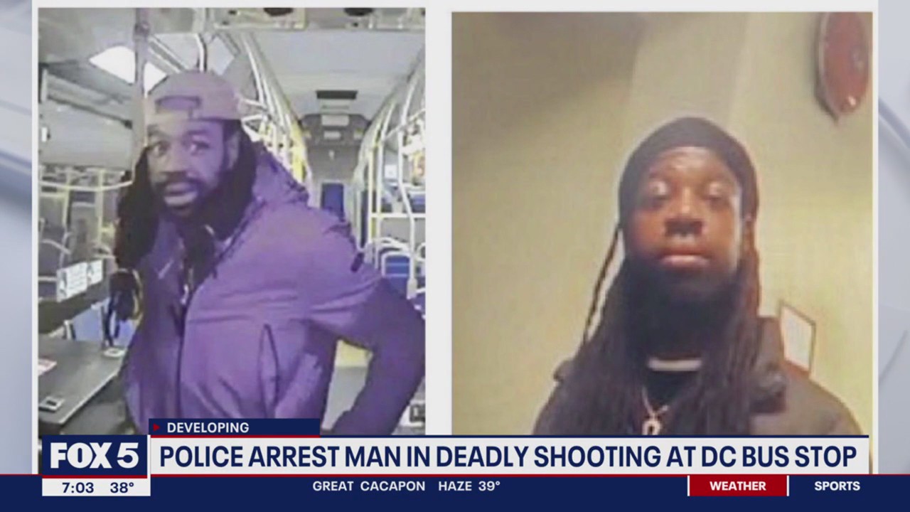 DC man charged in deadly bus stop shooting