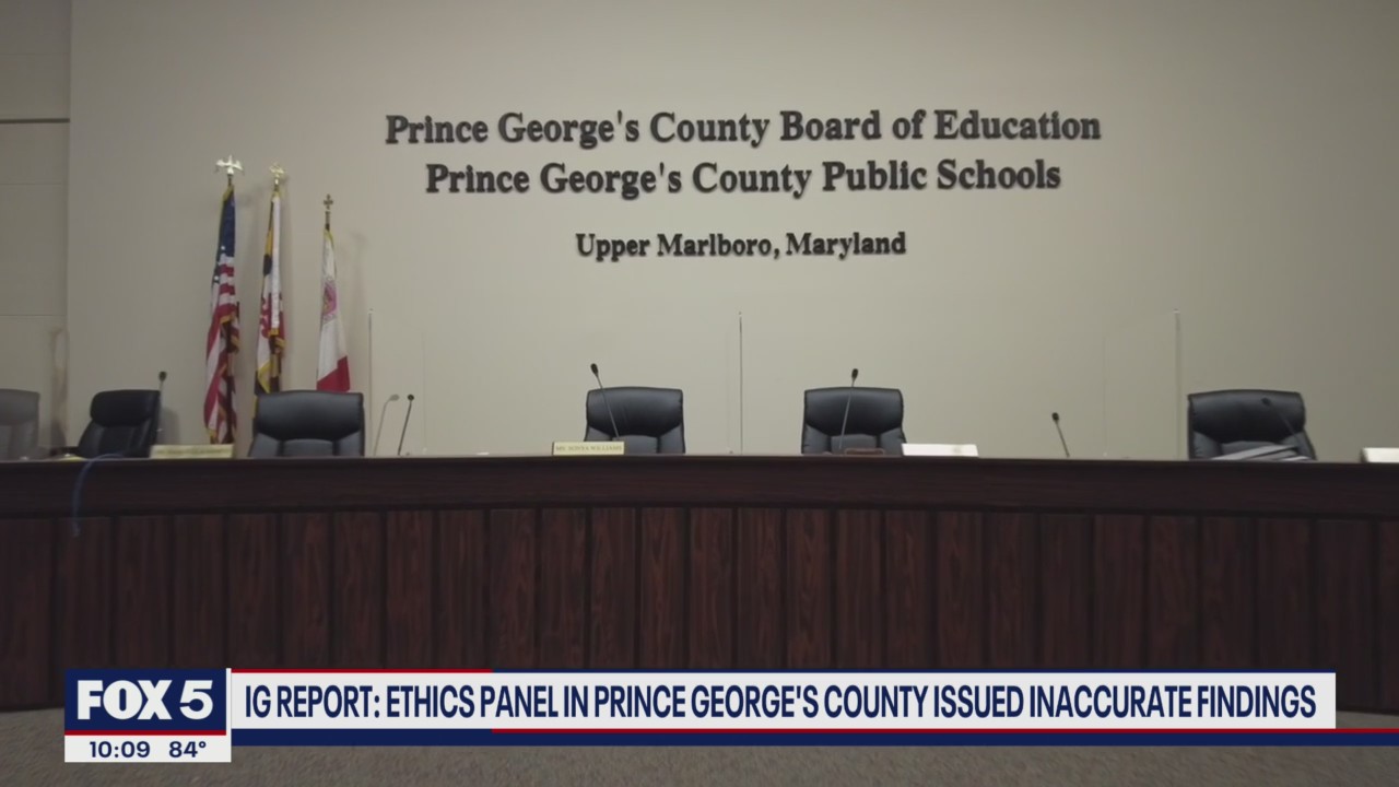 IG Report: Ethic panel in Prince George's County issued inaccurate findings