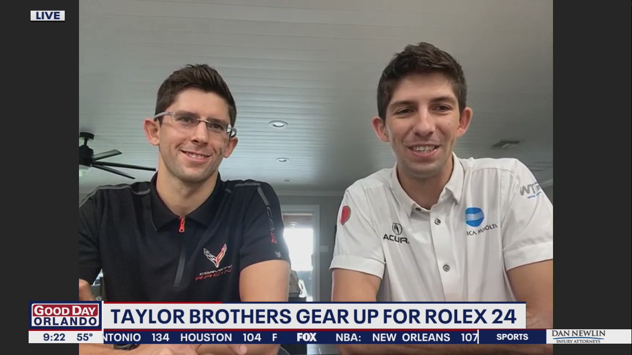 Taylor brothers gear up for Rolex 24
