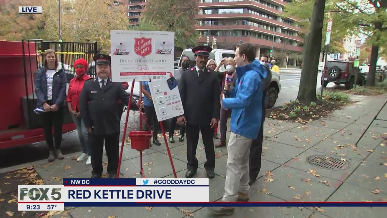 DC Salvation Army Red Kettle Campaign kicks off