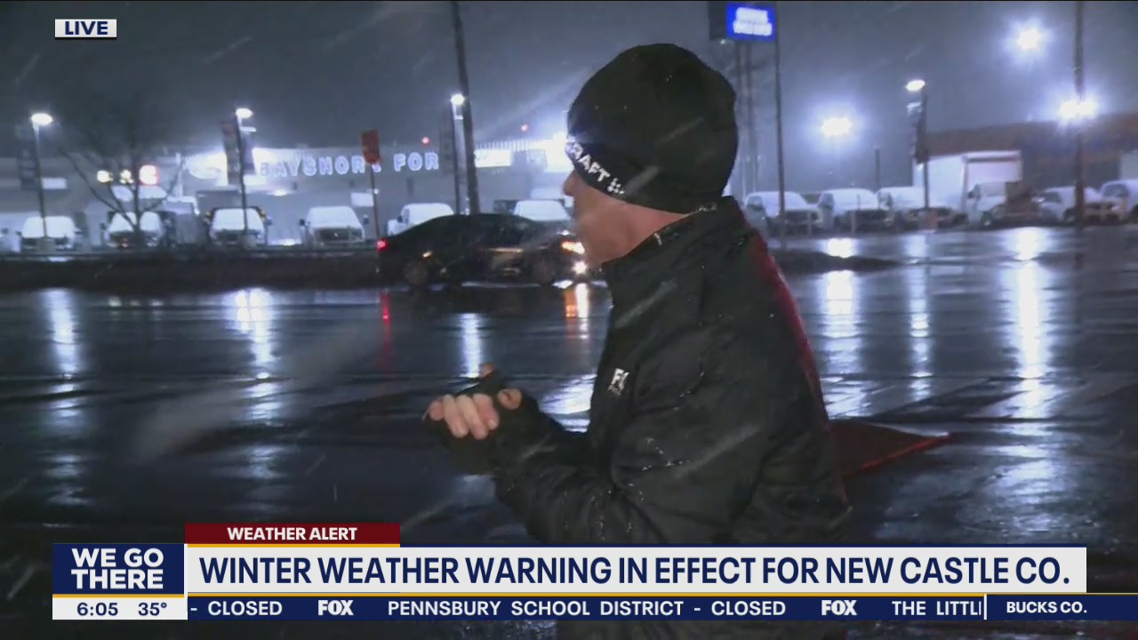 Winter Weather Warning in effect for New Castle County