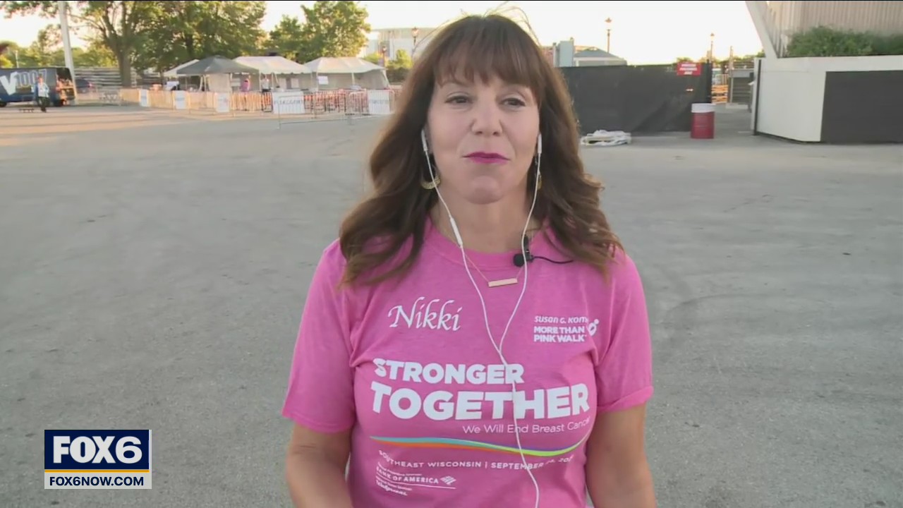 Susan G. Komen walk along the lakefront