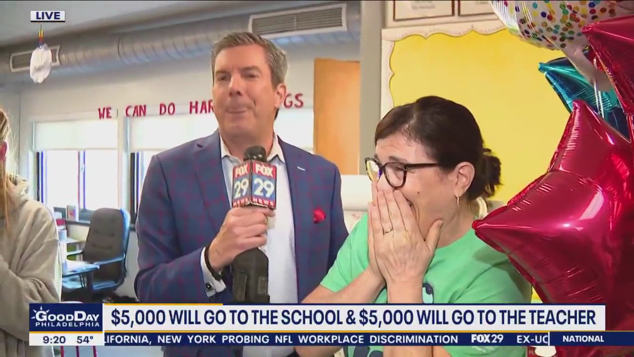 SPONSORED: Pa. teacher surprised with Citadel Heart of Learning award