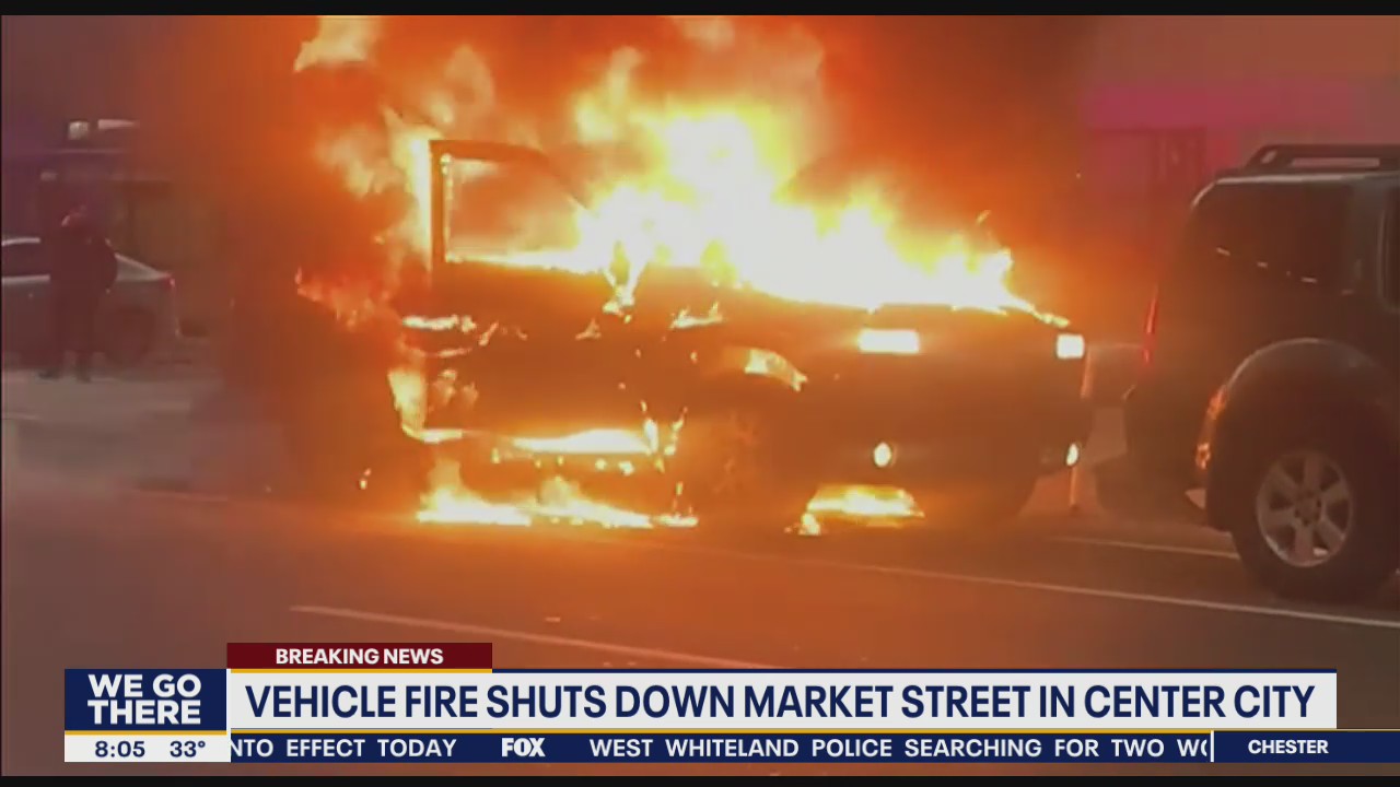 Car owner speaks after vehicle catches fire on Center City street