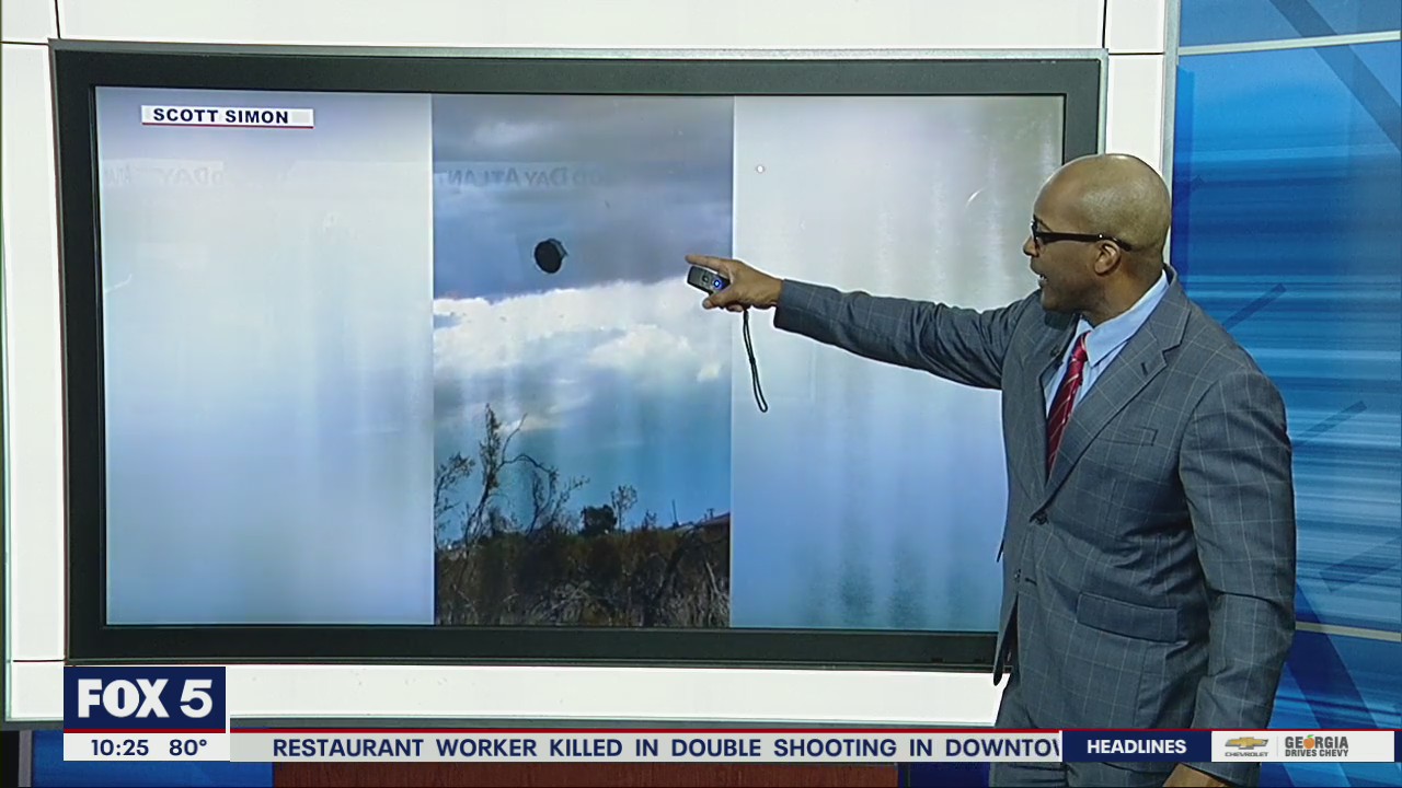 Winds pick up trampoline in Arizona