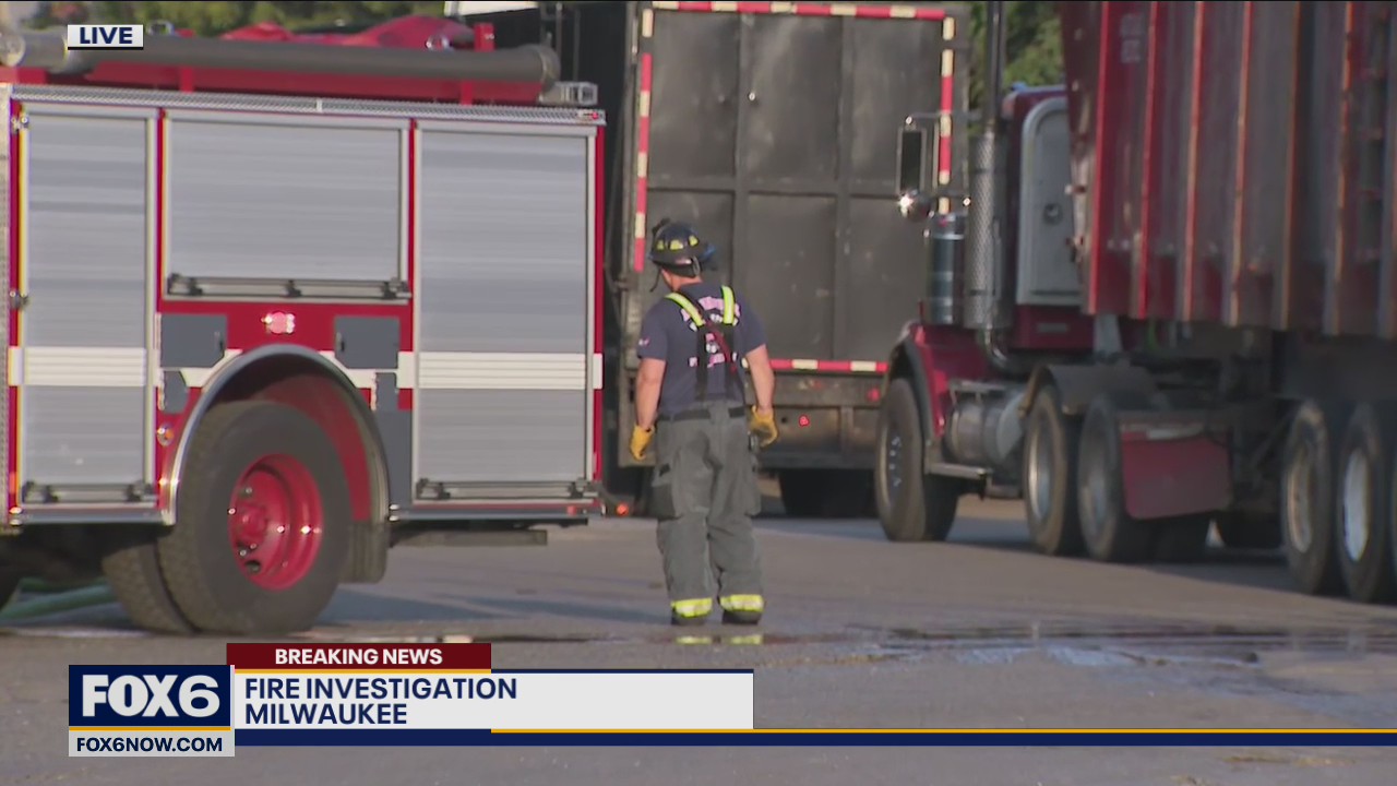 Fire at Milwaukee recycling plant