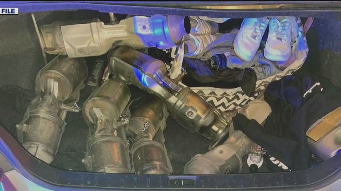Catalytic converter theft crackdown