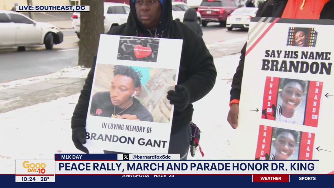 Peace rally, parade held in DC to honor Dr. Martin Luther King Jr.