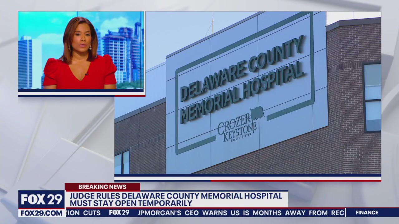 Judge rules Delaware County Memorial Hospital will temporarily remain open
