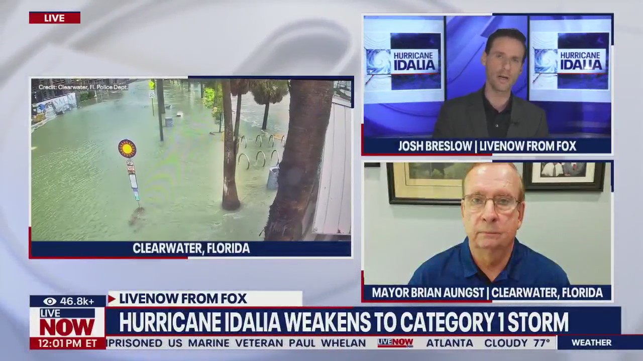 Hurricane Idalia: Flood waters in Clearwater