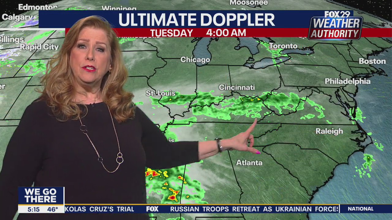 Weather Authority: Tuesday, 5 a.m. update