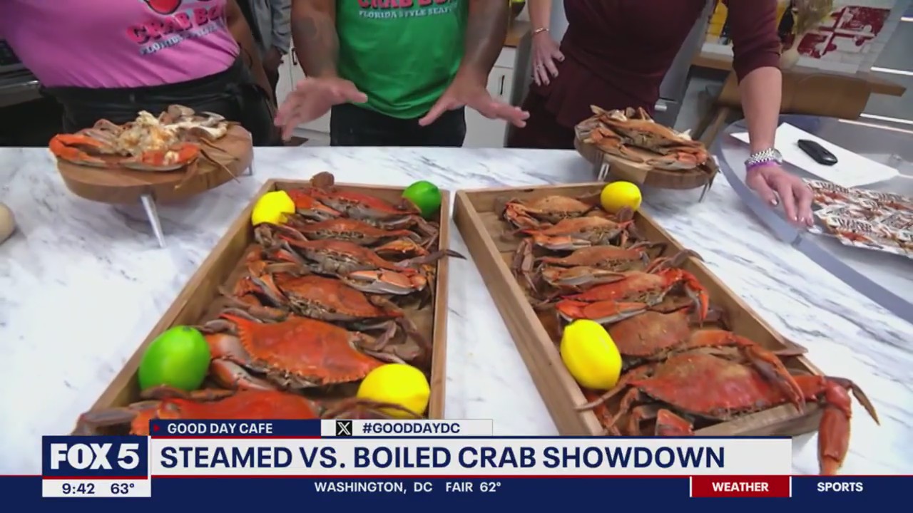 Steamed vs. boiled crab showdown