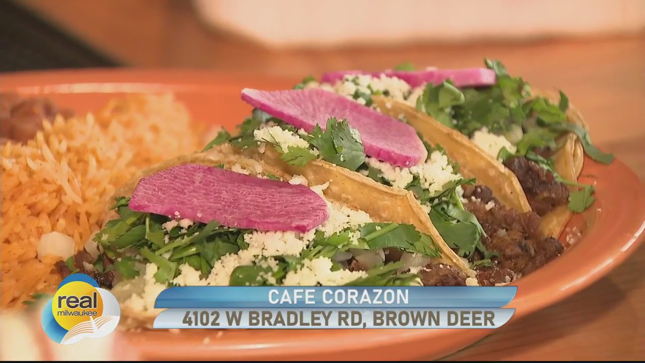 Burritos, tacos, and more; Café Corazon
