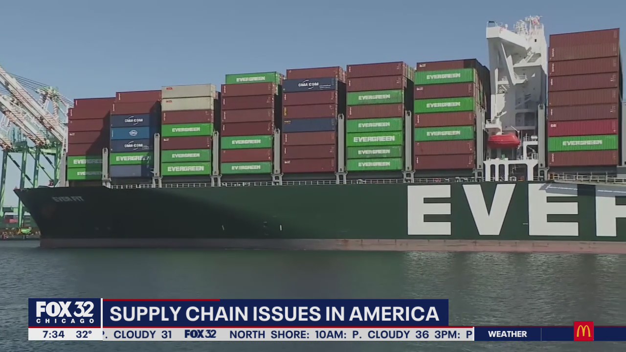 Supply chain issues hampering Americans ahead of the holidays