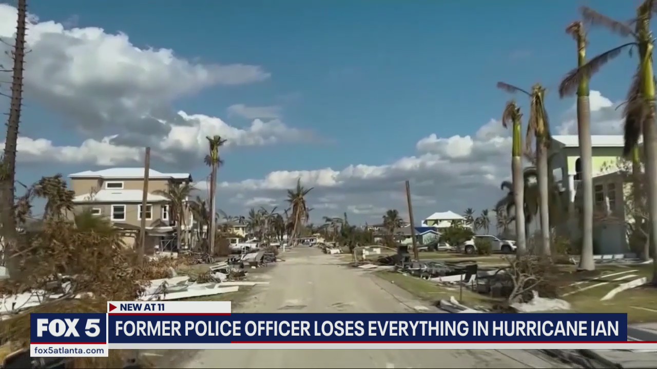Former Georgia police officer loses everything in Hurricane Ian