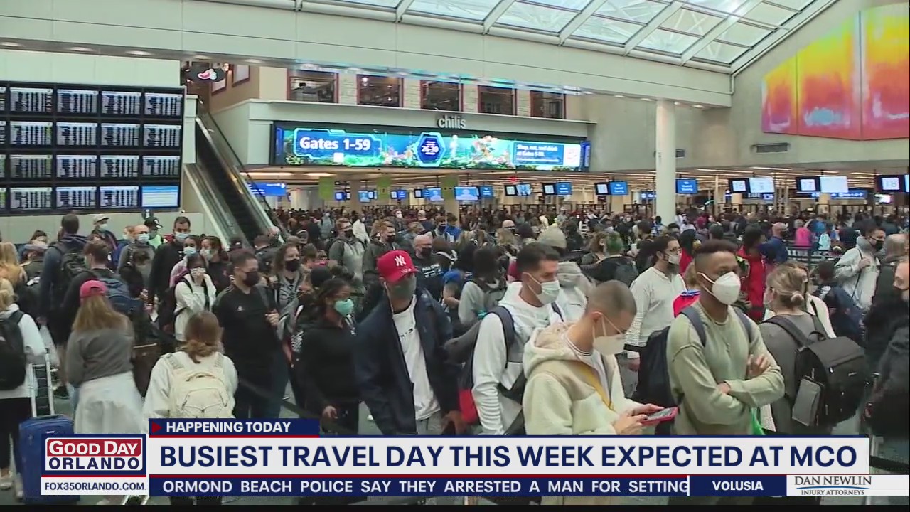 Busiest travel day this week at Orlando International Airport