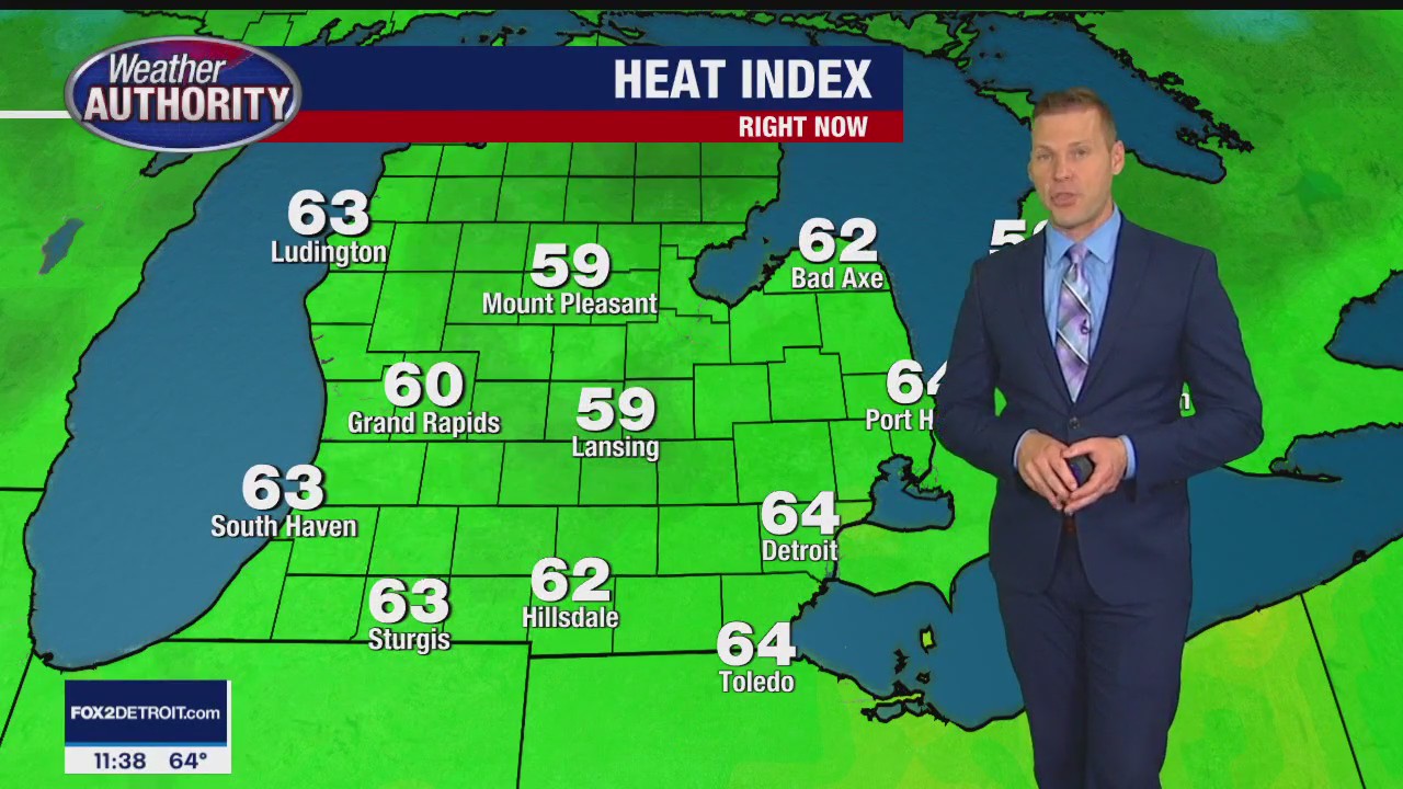 Another cloudy and cooler day today