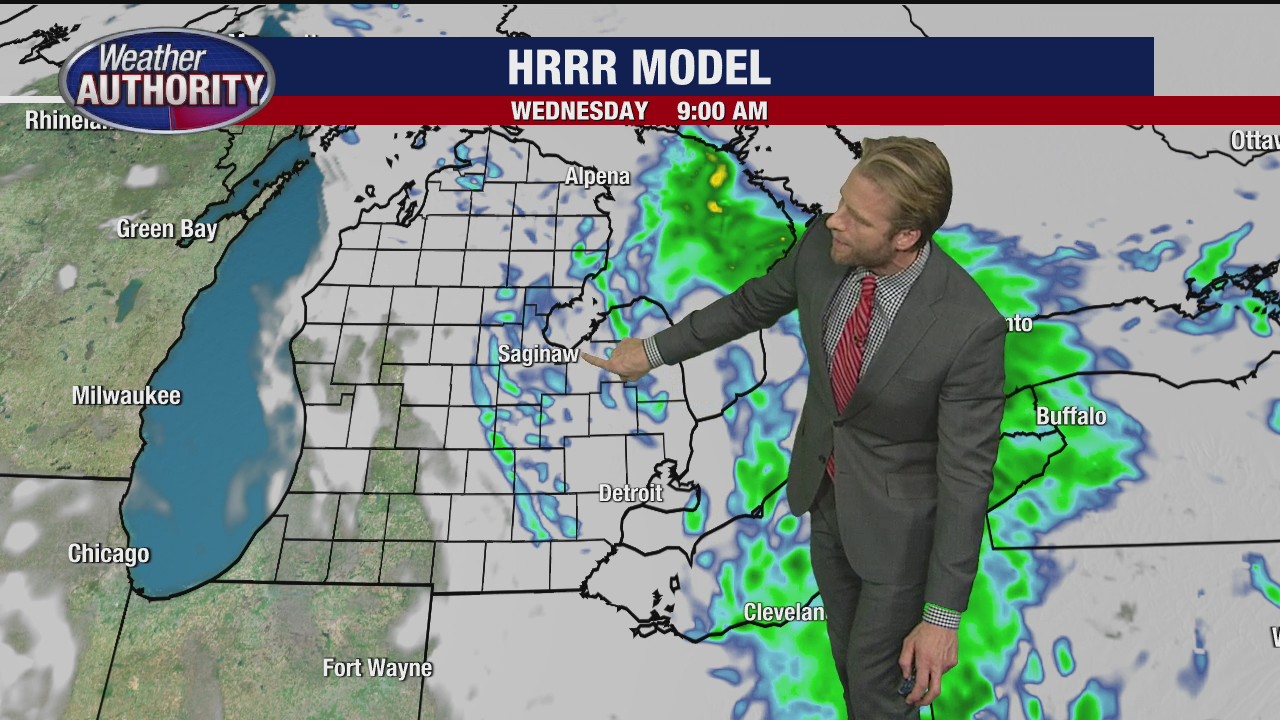 Showers persist Wednesday