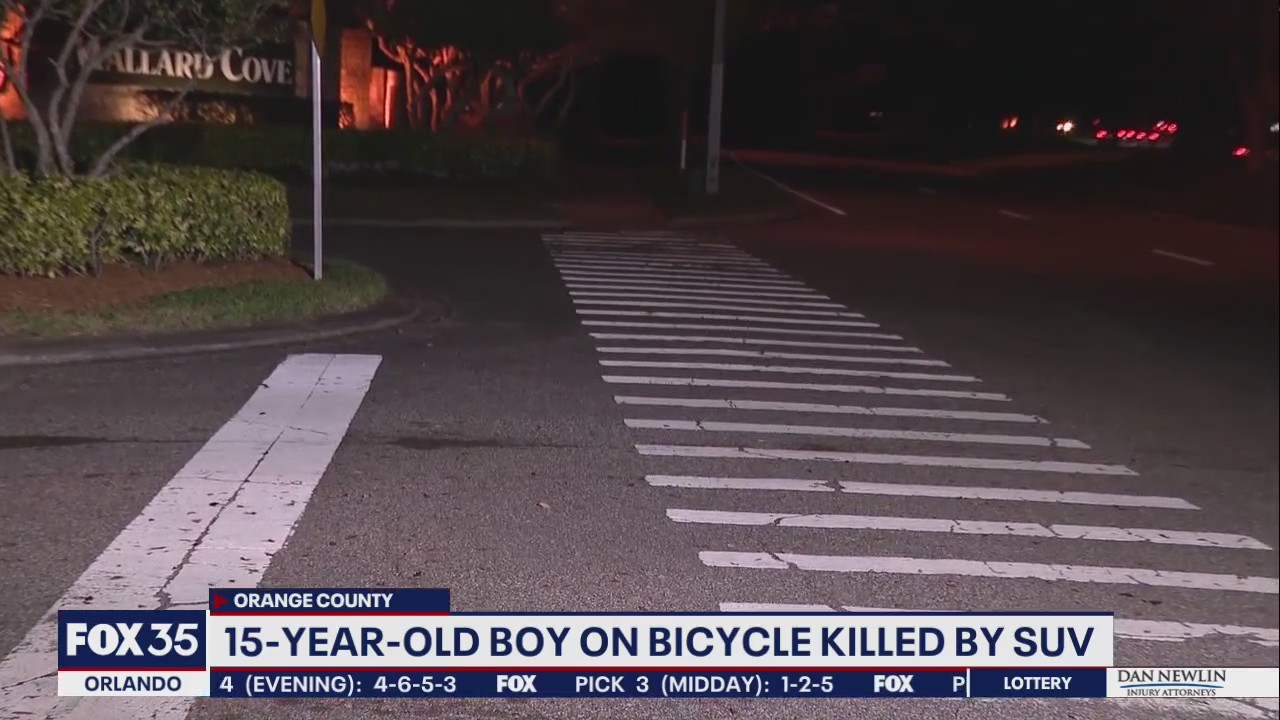 Boy, 15, dies after being run over by SUV