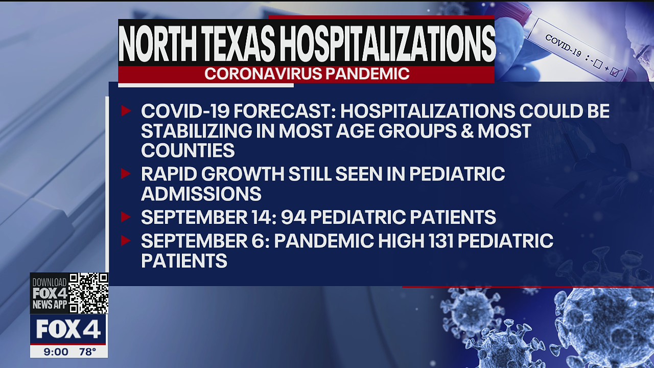 COVID-19 forecast: Hospitalizations could be stabilizing in most age groups, mos