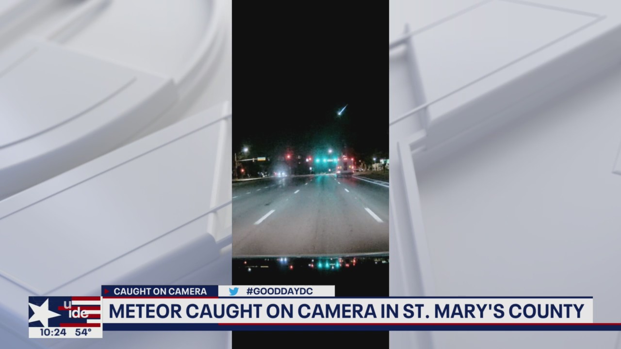 Meteor fireball caught on video streaking across sky in St. Mary’s County