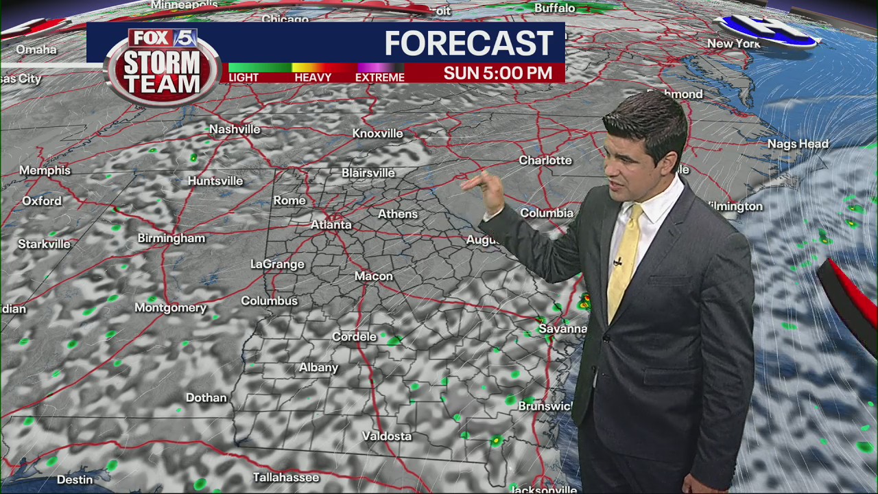 Saturday morning forecast