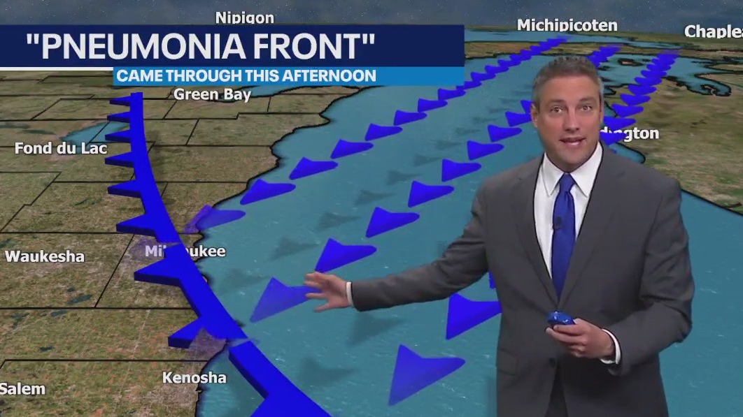 What is a pneumonia front