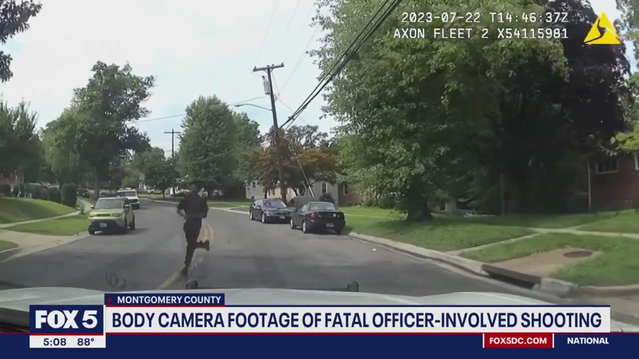 Montgomery County police release body-worn camera footage of fatal officer-involved shooting
