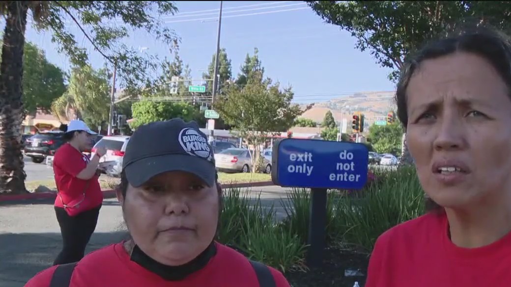 San Jose Burger King workers hold strike in solidarity of coworker