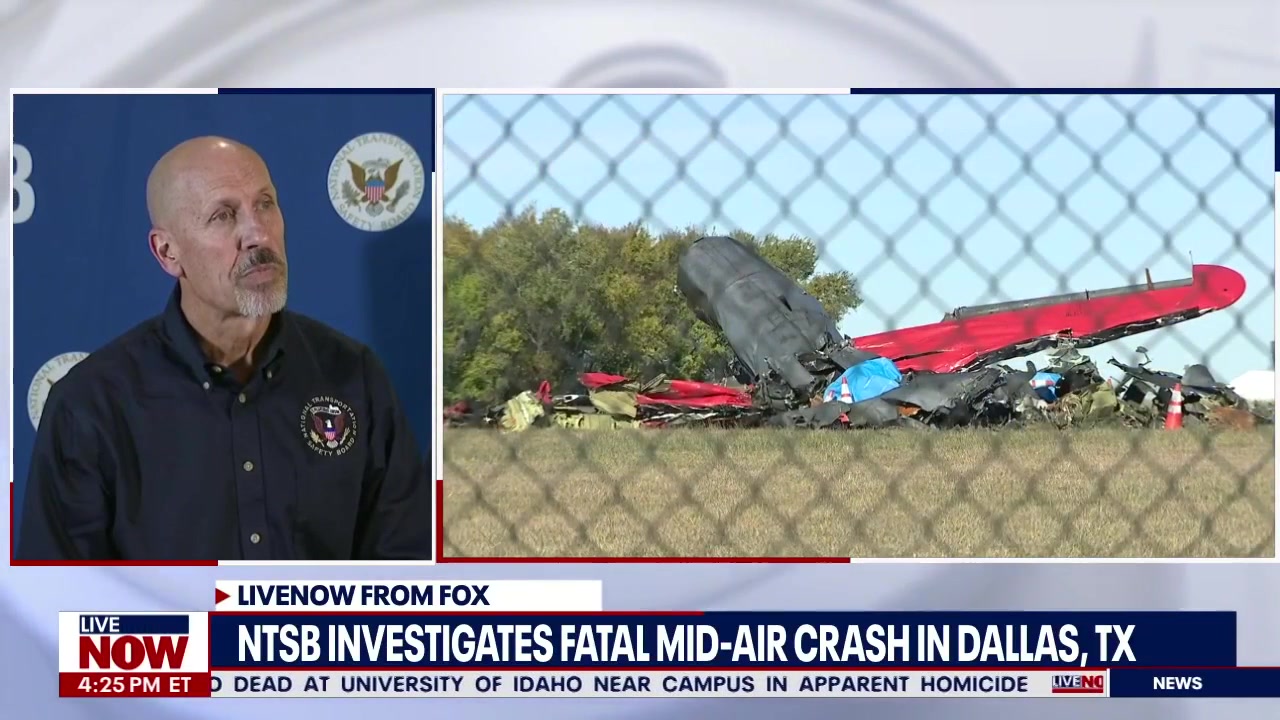 Dallas airshow crash: NTSB investigation the 'beginning of a long process' | LiveNOW from FOX