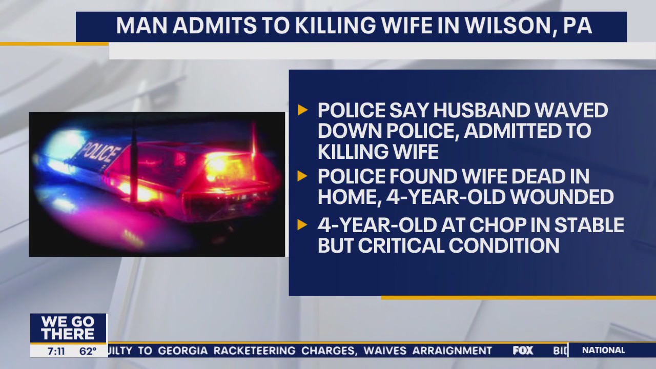 Pennsylvania man admits to killing his wife, police say
