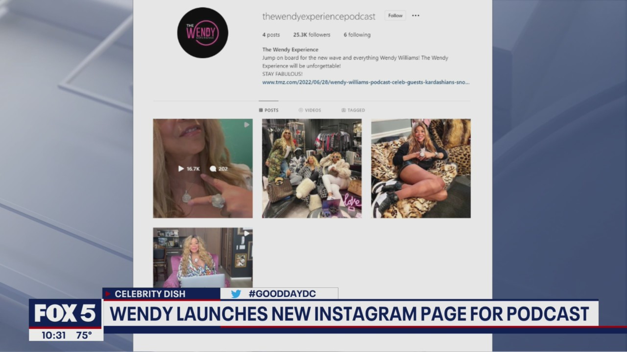 CELEBRITY DISH: Wendy Williams launches new Instagram page for podcast
