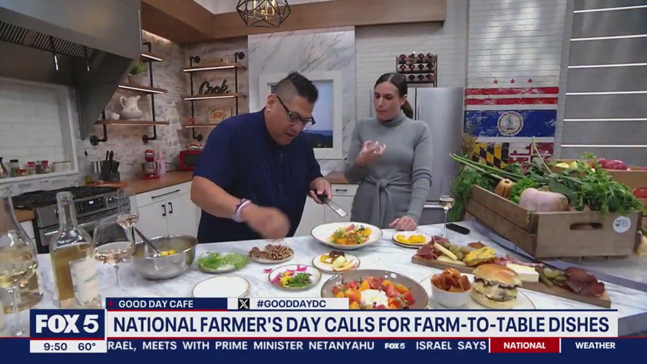 Celebrating National Farmer's Day with farm-to-table cooking