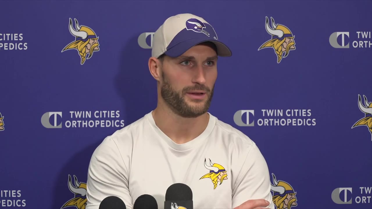 Kirk Cousins, T.J. Hockenson talk Packers week