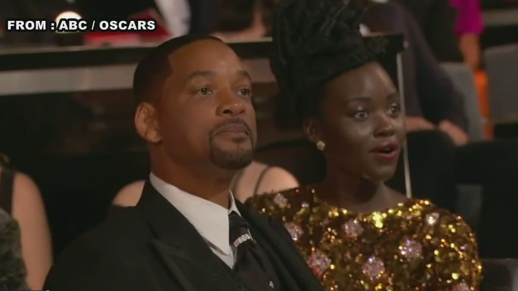 Will Smith slaps Chris Rock after Jada Pinkett Smith joke