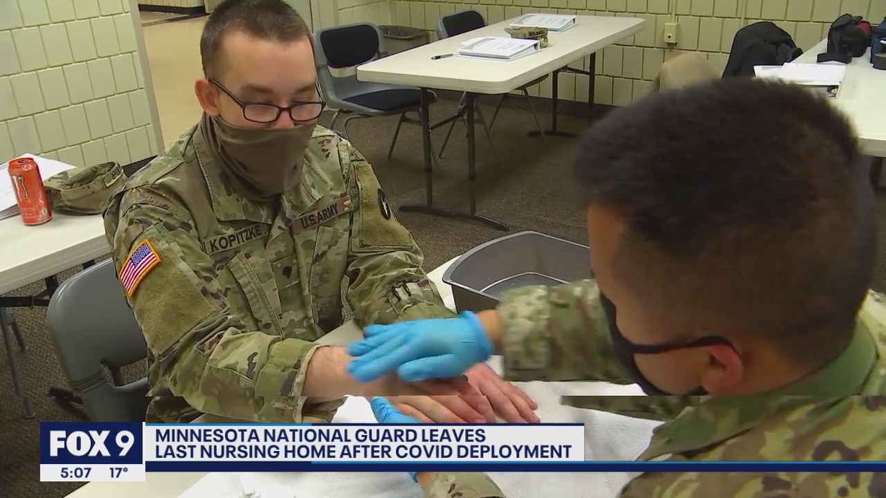 Minnesota National Guard leaves last nursing homes after COVID deployment