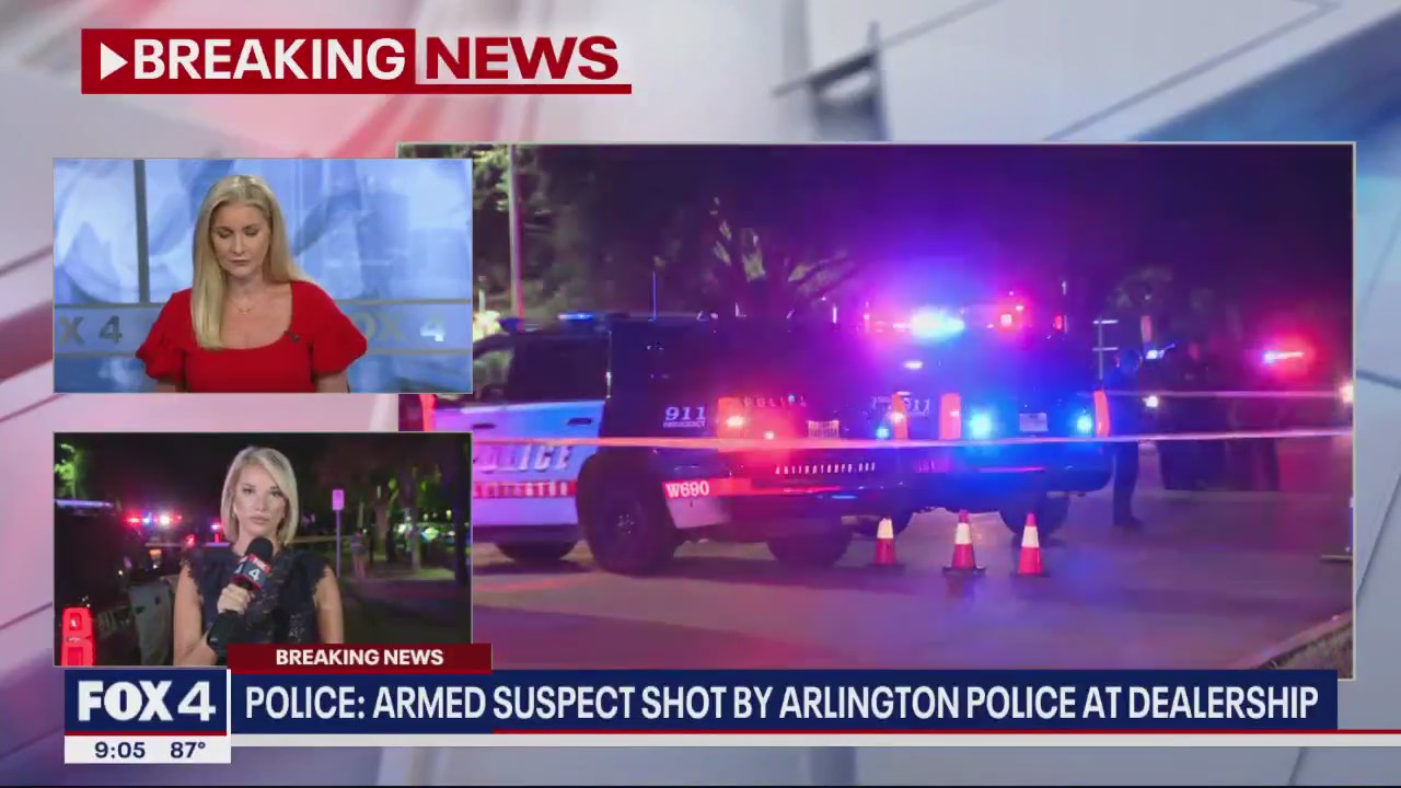 Gunman shot by police at Vandergriff Honda dealership