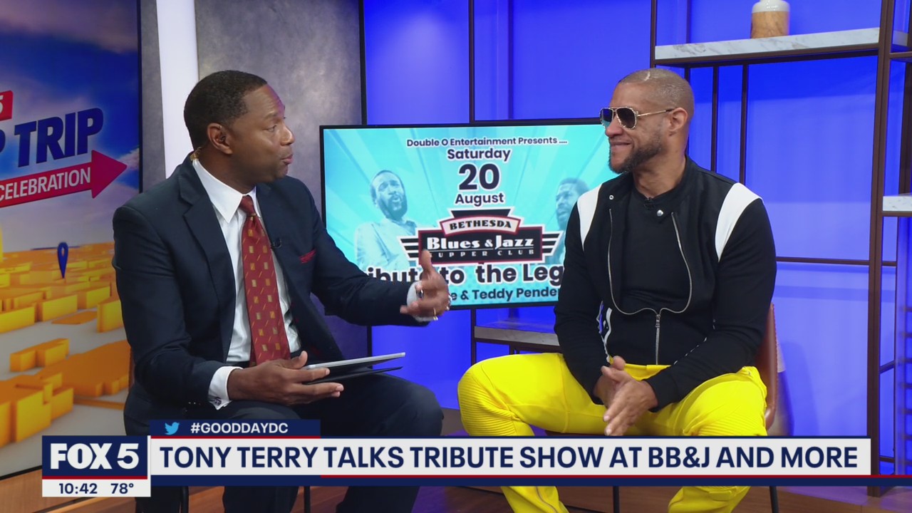 R&B singer Tony Terry talks Marvin Gaye, Teddy Pendergrass tribute